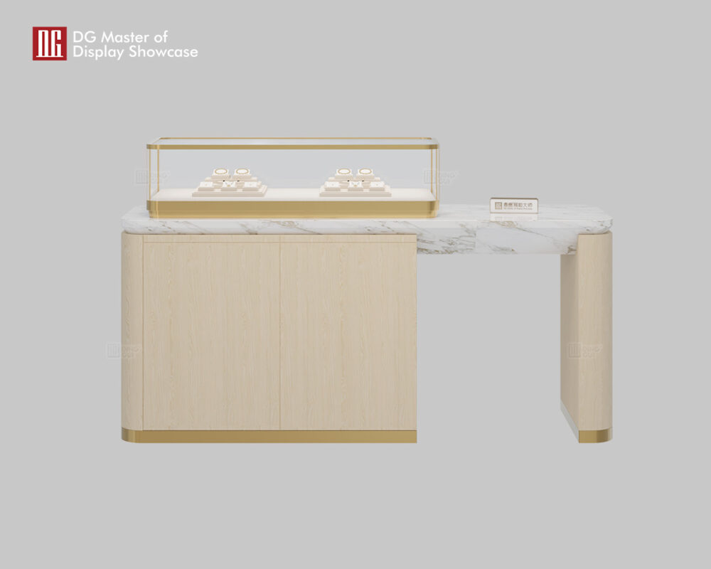 Custom Luxury Jewelry Front Display Showcase