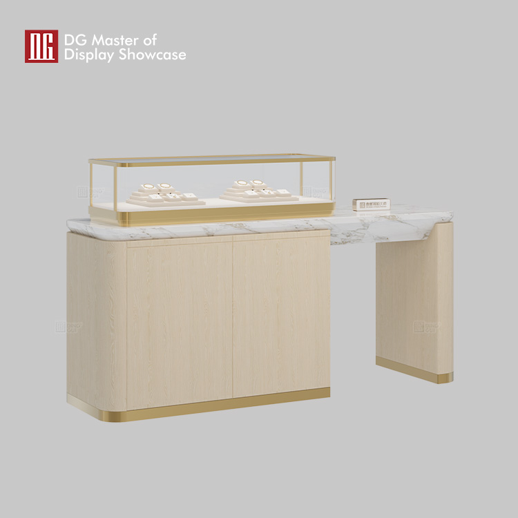 Custom Luxury Jewelry Front Display Showcase - view 2